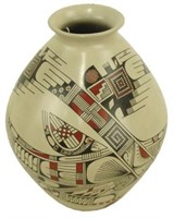 Mata Oritz Pottery Jar - Salvador Almazan