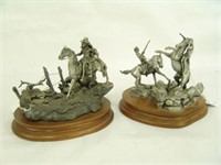 2 Chilmark Pewter Sculptures