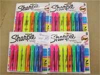 4 New Packs of Sharpie Highlighters