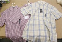 3 New Arrow Short Sleeve Dress Shirts Size S