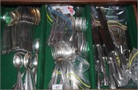 German silver plated cutlery set for twelve