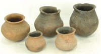 5 Anasazi Pottery Items