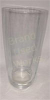 Lot of 14 Beautiful Clear Glass Tall Cup 6 1/4"