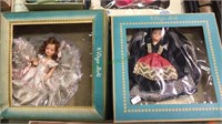Two vintage Virga dolls , in the original boxes ,