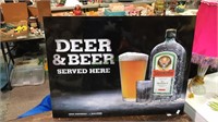 JagerMeister deer and beer served here Tin bar