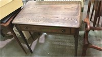 Small size one drawer desk or side work table, by