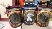 Three Lord of the rings story figures in the