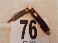 SCHRADE WALDEN POCKET KNIFE (ONE BROKEN BLADE)