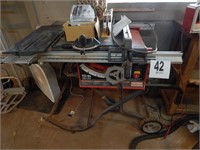 CRAFTSMAN 10" TABLE SAW WITH ATTACHMENTS