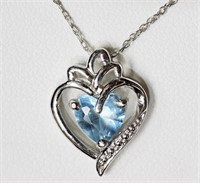 Sterling Silver  Heart  Pendant