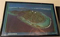 Framed Poster - Moorea, French Polynesia