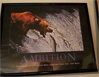 Framed Ambition Poster
