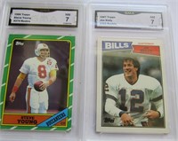 STEVE YOUNG & JIM KELLY ROOKIE CARDS ! B-4