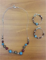 Beaded Necklace & Earring Lot