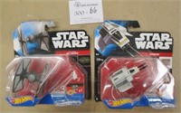 2 Star Wars Hot Wheels Action Figures