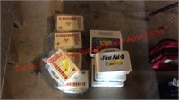 (6) misc. first-aid kits w/ (5) blood kits