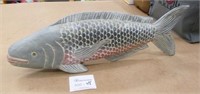 21" Wooden Carved Fish