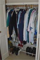 CLOSET OF MEN'S CLOTHING