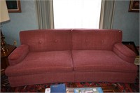 Burgundy Two Cushion couch
