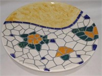 Mosaic Tile Serving Platter Hand painted