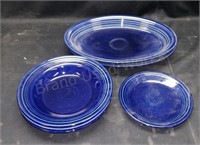 Lot of Fiestaware Cobalt Blue Plates