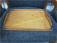 Vintage 11 X 17 Wood serving tray