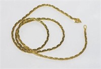 18ct yellow gold necklace