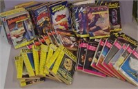 Sixty four vintage Authentic Sci Fi Monthly's
