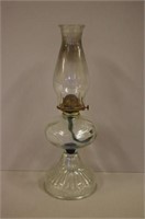 Vintage glass oil lamp