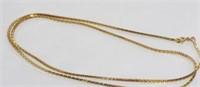 14ct yellow gold necklace