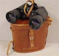 Cased pair of binoculars