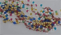 Three various long bead necklaces