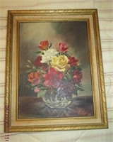 Framed oil on canvas artist signed and dated