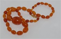 Butterscotch amber necklace