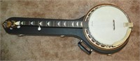 Banjo Lumitone head in hard case