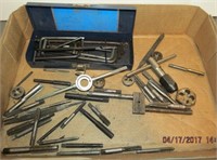 Selection of hex keys, punches, taps and dyes