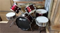 Rogers 6 Piece Drum Set & 3 Cymbals