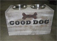 Rustic Pet Feeder - One of a Kind