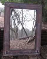 Framed Rustic Mirror - One of a Kind
