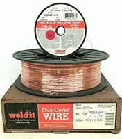 3 Spools Of Flux & Solid Cored Welding Wire