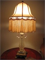 Antique Lamp with Vintage Shade