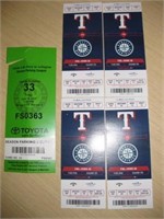 4 Texas Rangers Tickets