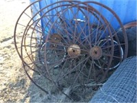 Rustic Iron Wheels