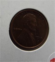 1914-S Lincoln cent. AU.