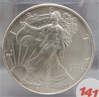 2007 Pristine White American silver Eagle. GEM.