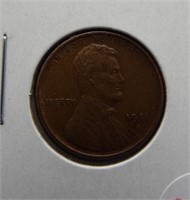 1911-S Lincoln cent. XF.