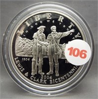 2004 Proof Lewis & Clark Bicentennial silver