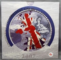 2007 Great Britain mint set. Issue price $45.