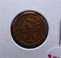 1861 US $2.5 Gold New Reverse. VF.