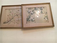 Two Chinese watercolours